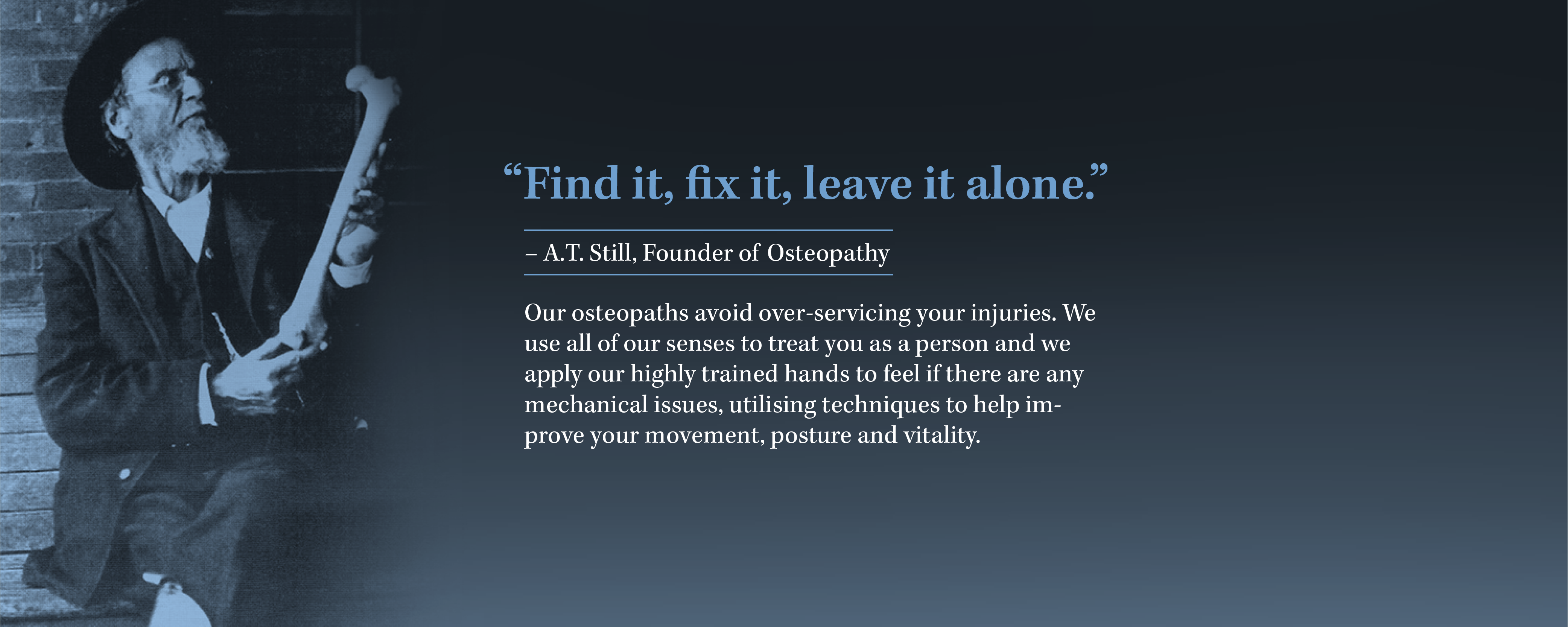 Darling Corner Osteopathy Banner AT Still Darling Corner Osteopathy Banner AT Still